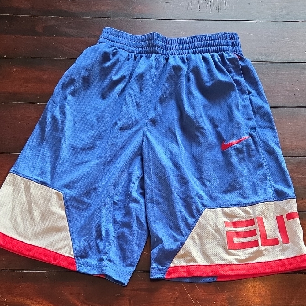Nike Elite Blue and Red Sports Shorts
